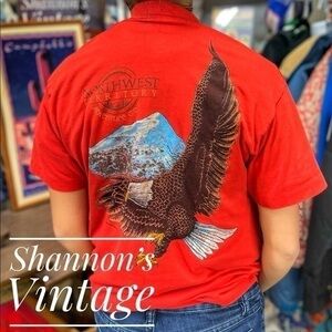 Northwest Territory Adventure Gear VNTG 1980s single stitch large shirt A11